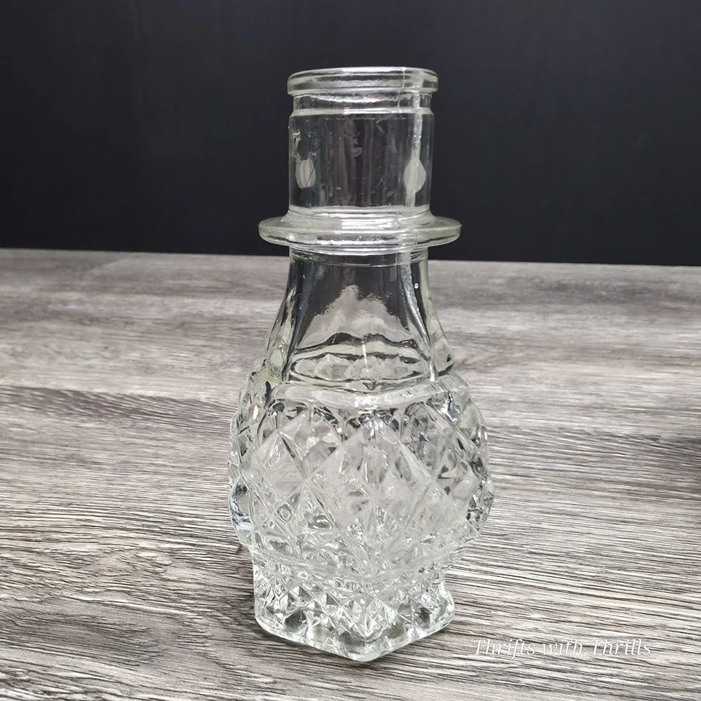 Vintage Anchor‎ Hocking Wexford Crystal Wine Decanter Bottle